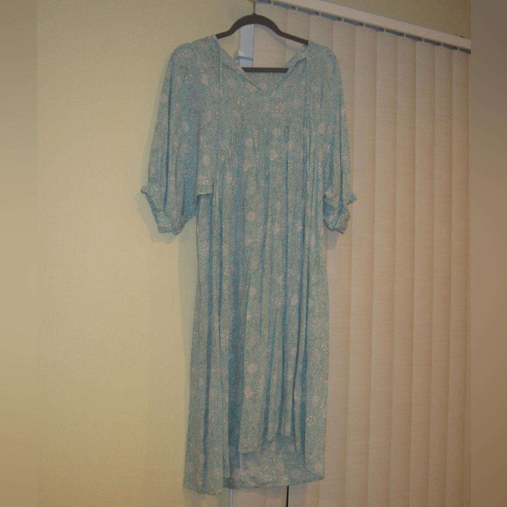 Blue Floral Dress